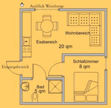 Weingut Haus Steinbach Villa Radebeul Rum bild